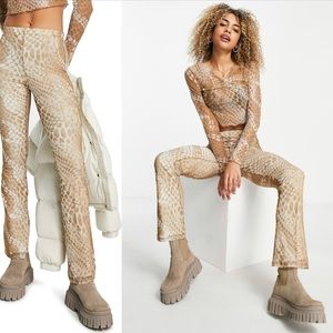 NWT flare TopShop co order flare pants